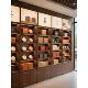 定制茶叶柜产品展示台靠墙展柜陈列柜样品文创店展示架多层中岛柜