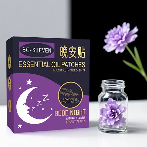 睡眠晚安贴居家使用植物精油快速舒缓改善促进睡觉民神器