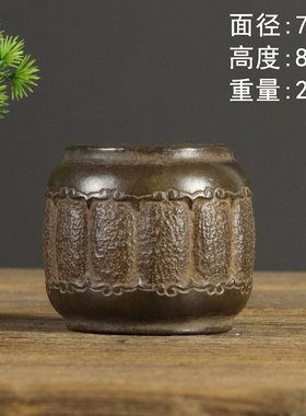 复古浮雕石鼓做旧石雕