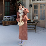 新品现货！真狐狸毛领羊毛呢套装内胆新标90绒25179-P395控588，女装套装/套裙，浙宝139