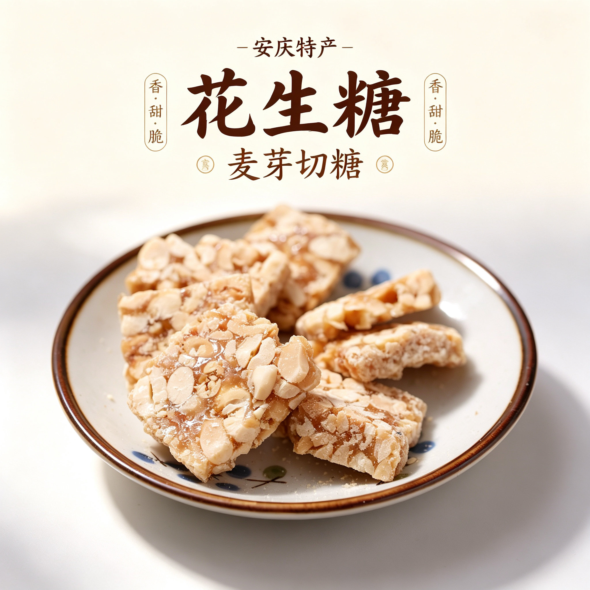 新货安庆特产切糖 纯花生糖 地方特产零食 芝麻糖250g包邮