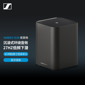 森海塞尔AMBEO Soundbar高音质无线蓝牙音箱低音炮音响回音壁