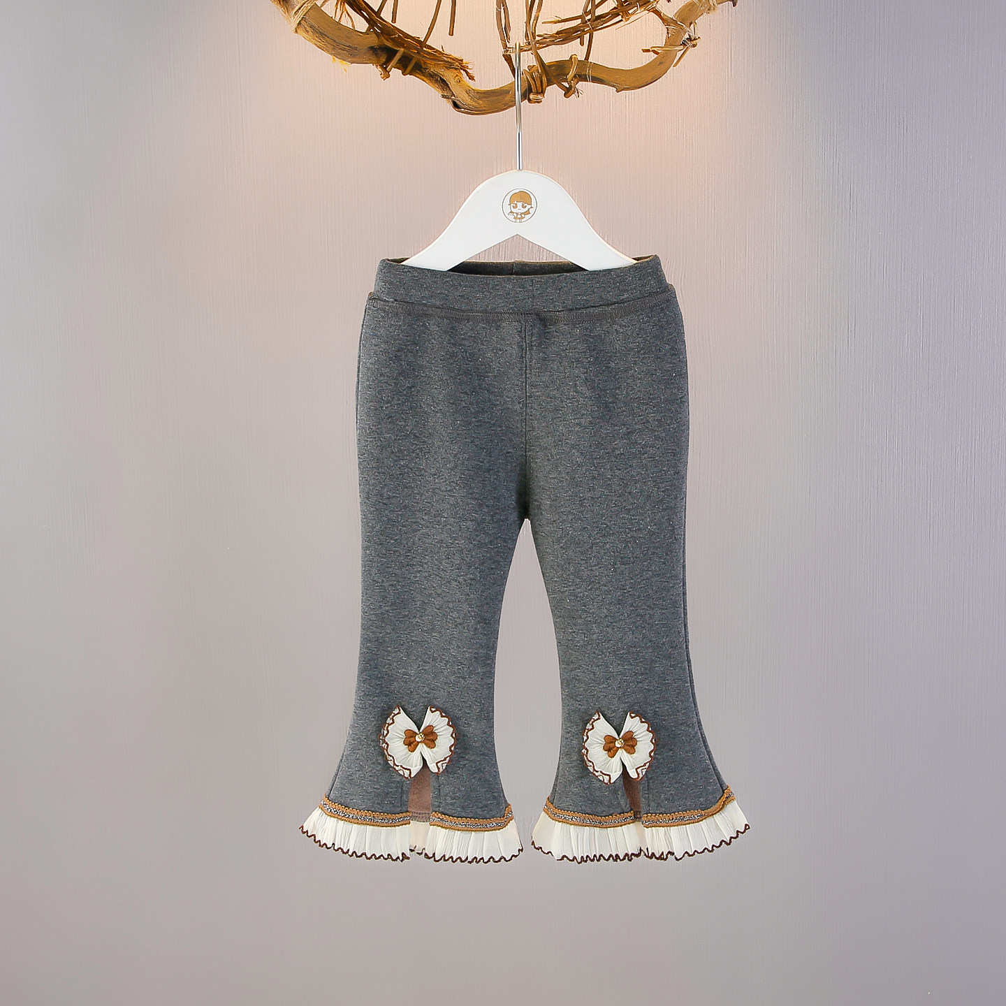 女童加绒冬装长裤2025秋冬女宝宝洋气保暖打底裤小女孩微喇叭裤子,童装/婴儿装/亲子装,裤子,淘宝优惠券,粉丝福利购,淘宝优惠卷