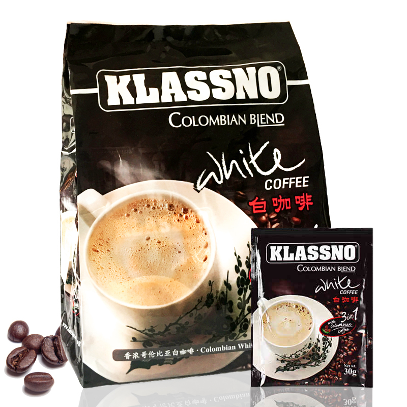 马来西亚 KLASSNO卡司诺白咖啡 哥伦比亚三合一速溶咖啡450g包邮|msdalam kategori kopi/oatmeal/Dibancuh ke dalam teh, kopi segera/biji kopi/serbuk, kopi segera - dari Buy2taobao.com untuk memberikan perkhidmatan ejen Taobao profesional membeli