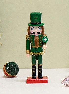 新品上架25CM欧式胡桃夹子棒棒糖家具桌面摆放送礼圣诞节氛围感