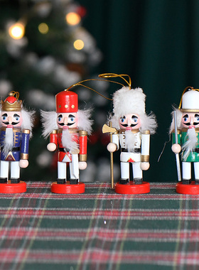 小丑红色摆放装饰品胡桃夹子卧室