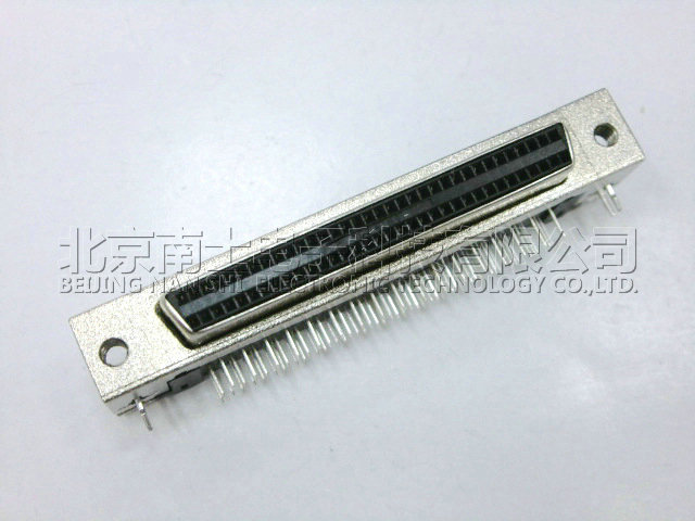 台湾 SCSI 68P MDR母头 90度弯脚 焊板 HPDB68 针式DB型 插座