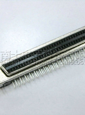 台湾 SCSI 68P MDR母头 90度弯脚 焊板 HPDB68 针式DB型 插座