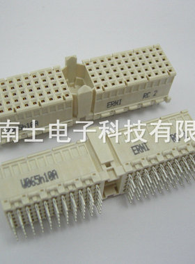 原装 ERNI 104702 CPCI J1连接器 PCB 110P 5*22 A型母座 直插