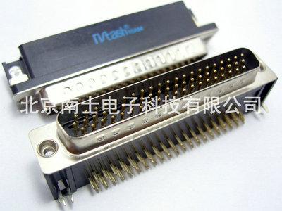 精工南士 镀金HDR62公头 DR62针 HDB62 DB62 90度弯脚插板焊板式