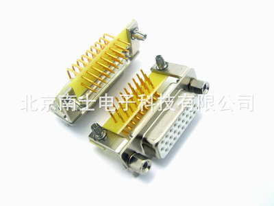 车针 HDR26母头 DR26孔 镀金 HDB26 DB26 90度弯脚 插板式 焊板式