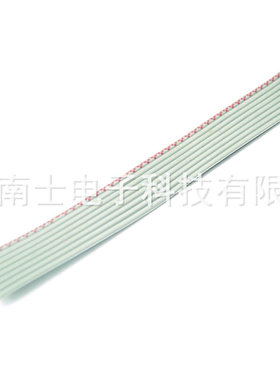 优质 8P灰色排线1.27MM间距压2.54FC 2651扁平线7股28AWG全铜一米