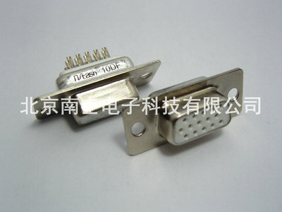 精工南士 HDB15母头 DB15孔 三排15芯VGA接口 D-sub传统型 焊线式