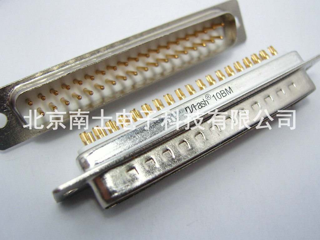 精工南士 DB37公头 DB37针 DB37接头 镀金 D-sub传统 焊线式 白胶