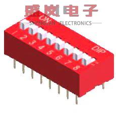 原装正品NDS-02V[拨码 间距2.54mm 2位 直插