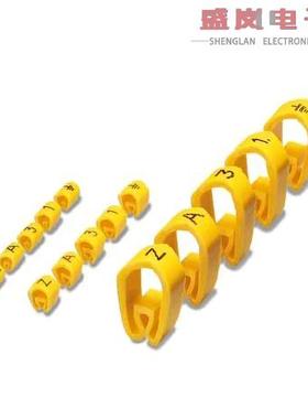 原装正品0800488:WSTR[WIRE MARKER SLIP-ON 3.2MM YELLOW]