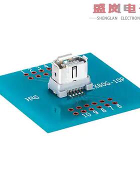 IX80G-A-10P[CONN RCPT VERT SMD TYPE A]连接器