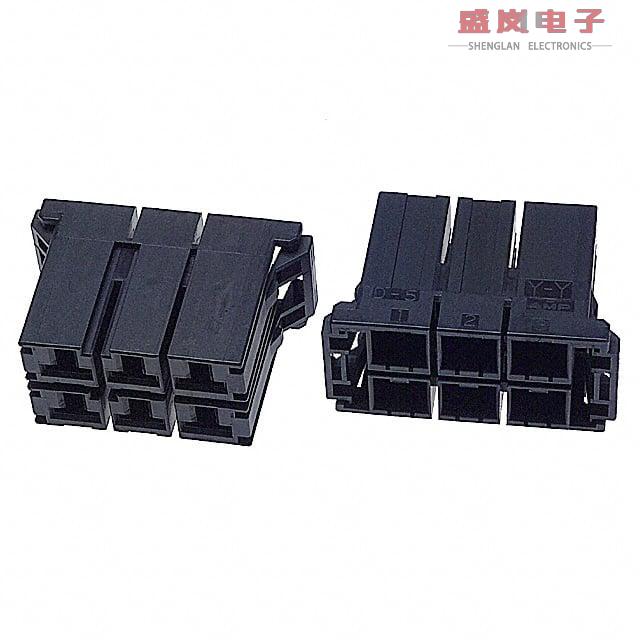 原装正品2-917807-3[CONN RCPT 10.16 6POS DUAL KEY-YY]