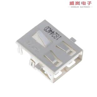 原装正品1746311-2[CONN RCP USB2.0 TYPEA 4POS TH RA]