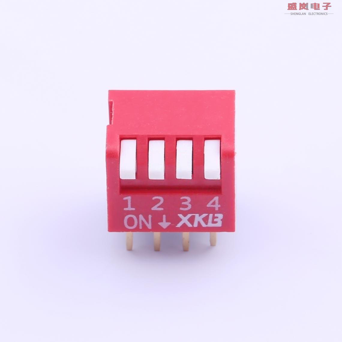 原装正品DPL-04RP[拨码 间距2.54mm 4位 直