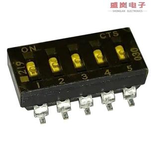 DIP 219 20V 100MA SPST SLIDE SWITCH 5LPSTR 正品 原装