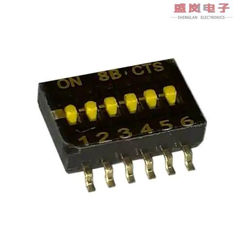 原装正品218-6LPSTR[SWITCH SLIDE DIP SPST 25MA 24V]