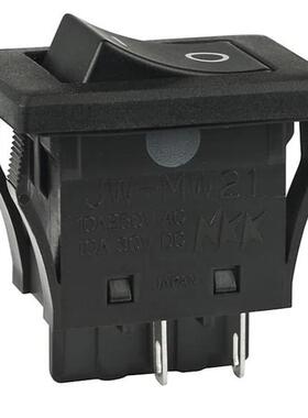 原装正品JWMW21RA1A[翘板 DPST TV5 RATED BLACK C