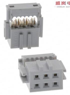 原装正品71600-106LF[CONN RCPT 6POS IDC 28-30AWG GOLD]