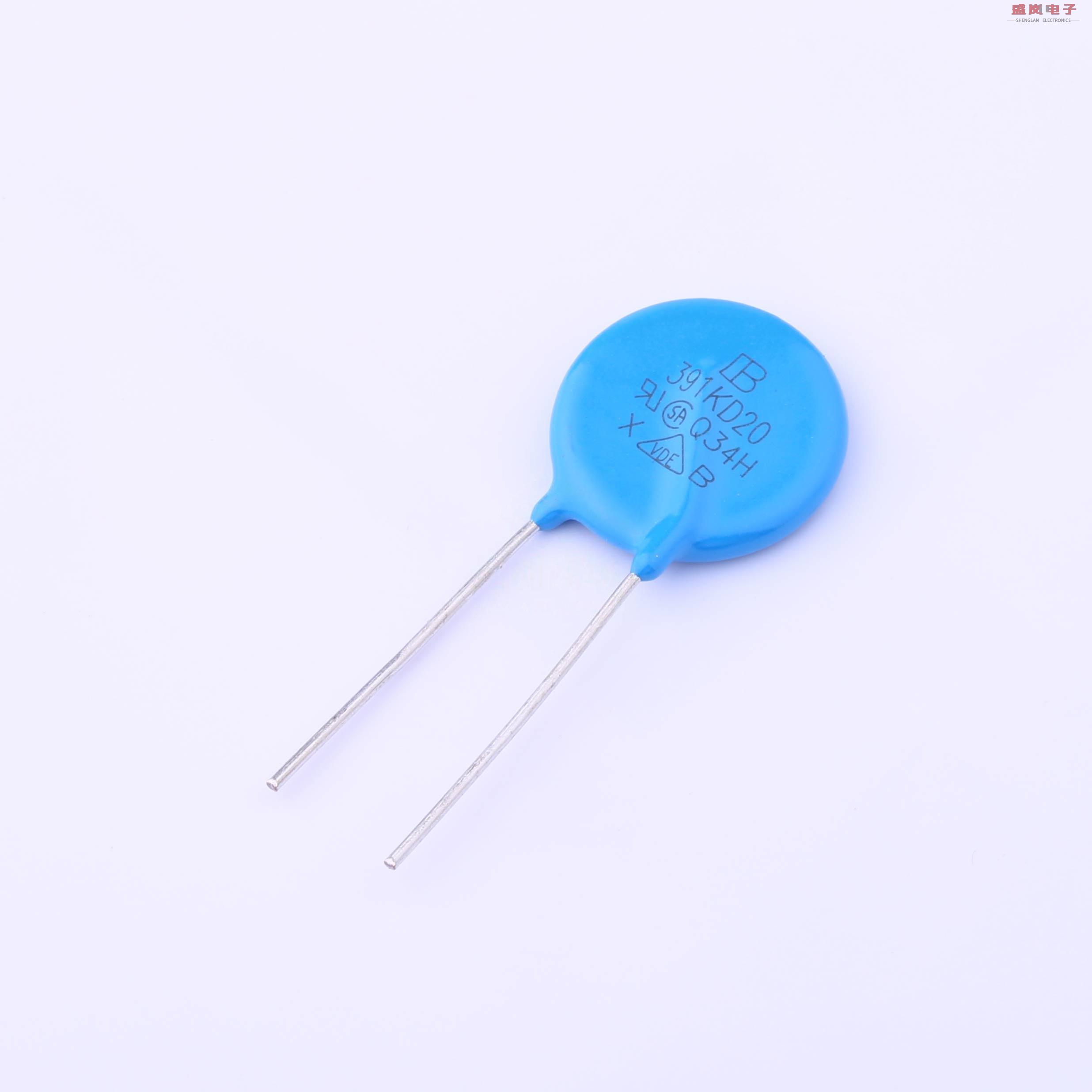 原装正品391KD20-P10[压敏电阻 VAR=351~429V VC=650V]