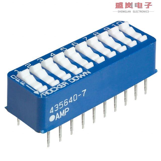 原装正品5435640-7[SWITCH ROCKER DIP SPST 60MA 5V]