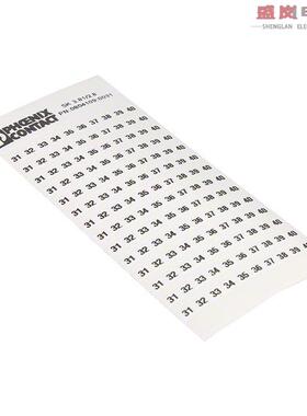 原装正品0804073:0031[MARKER CARD PRINTED HORIZONTALLY]