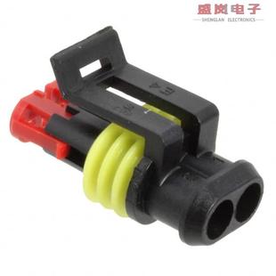 原装正品282080-1[CONN PLUG 2POS 1.5 SERIES BLACK]