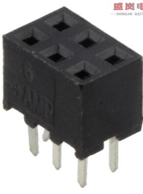 原装正品2-1734506-6[CONN RCPT 6POS 0.079 GOLD PCB]