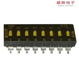 DIP 219 20V 100MA SPST SLIDE SWITCH 8LPST 正品 原装