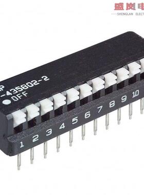 原装正品2-435802-2[SWITCH PIANO DIP SPST 25MA 24V]
