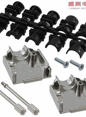 原装正品L17DTZK09KFMT[CONN BACKSHELL 9POS 180DEG SILV]