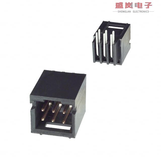 原装正品103166-1[CONN HEADER R/A 6POS 2.54MM]