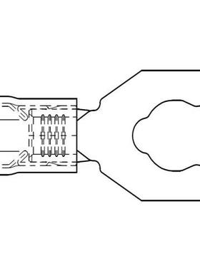 原装正品19115-0009[端子 SNAP SPADE STUD 5-6 18-22 AWG]