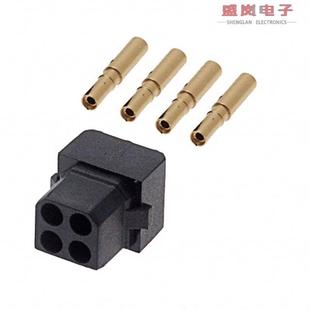 4POS M80 GOLD 22AWG CRIMP RCPT CONN 8890405 正品 原装