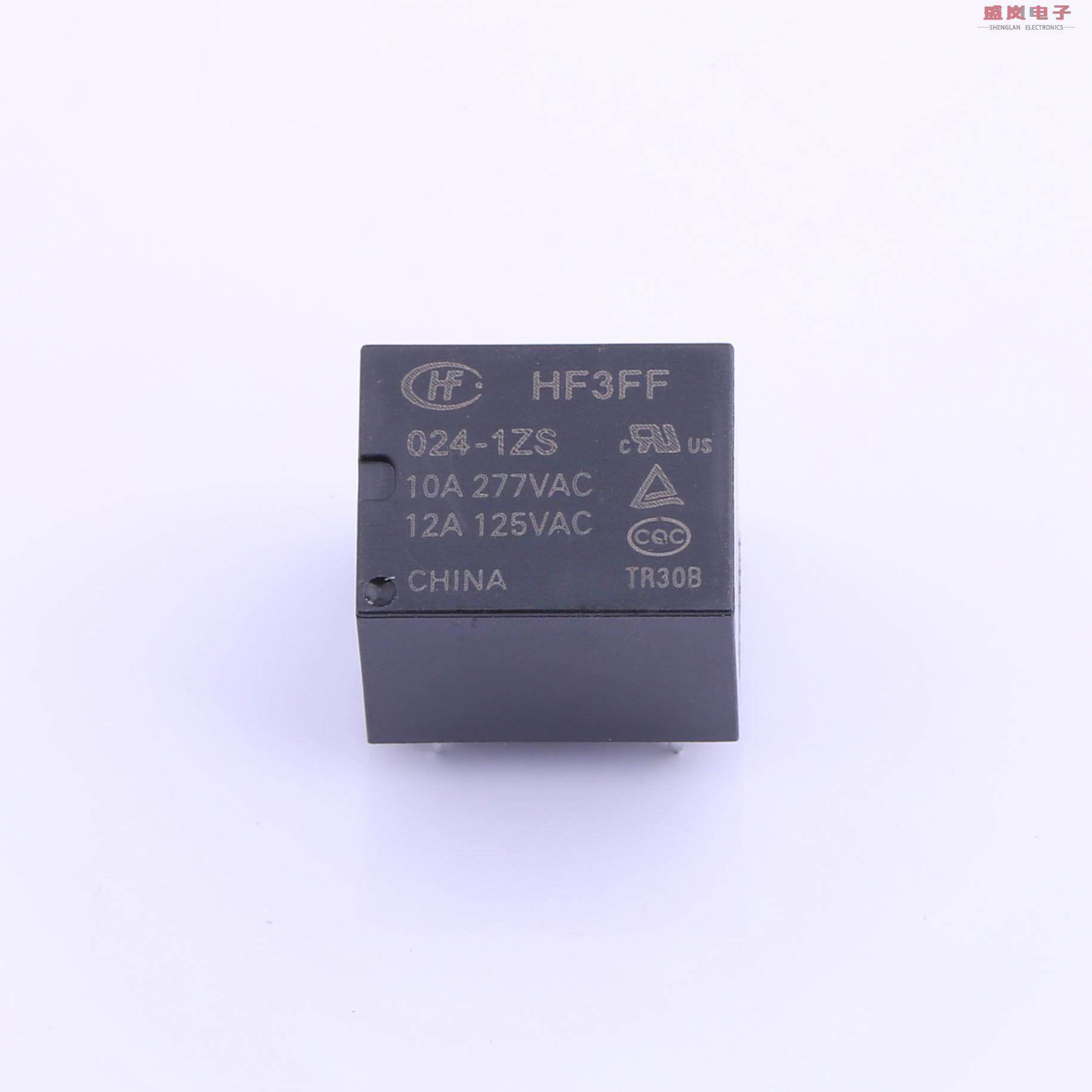 原装正品HF3FF/024-1ZS[功率继电器 单刀双掷 SPDT 2
