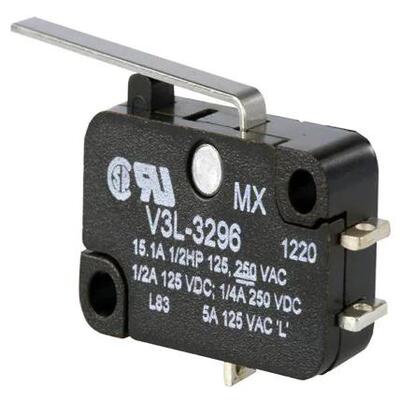 原装正品V3L-3296[基本/快动 SPDT 15.1A 125VAC S