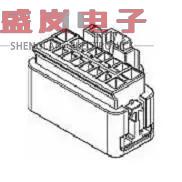 原装正品15336219[汽车 16P FEM BLK CONN GT 15