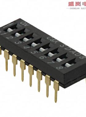 原装正品SDA08H0BD[SWITCH SLIDE DIP SPST 25MA 24V]