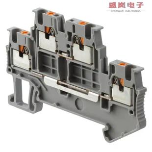 FEED 3208511 26AWG THRU BLK TERM CONN 正品 原装