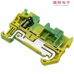 2POS 3042722 YLW GRN 6.2MM PLUG BLK TERM 正品 原装