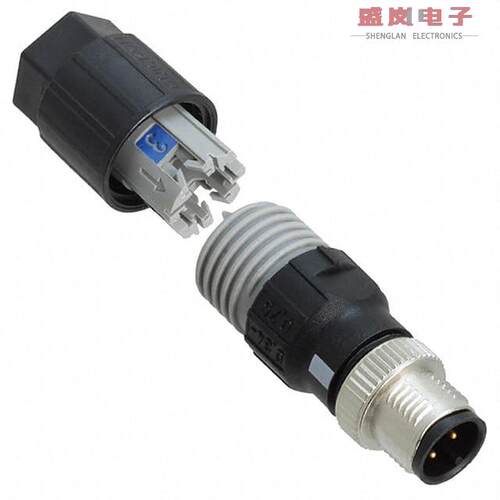 原装正品1521591[CONN PLUG MALE 4POS GOLD IDC]