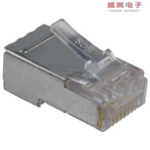 MOD SHIELDED 8P8C PLUG CONN 028 37200 正品 原装