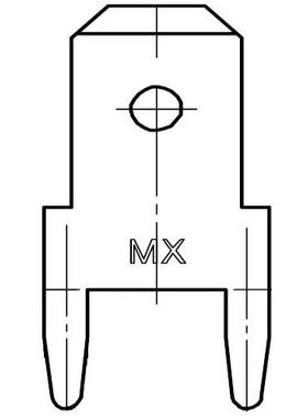 原装正品19708-4001[端子 PCB Tab Quick Discon Male]