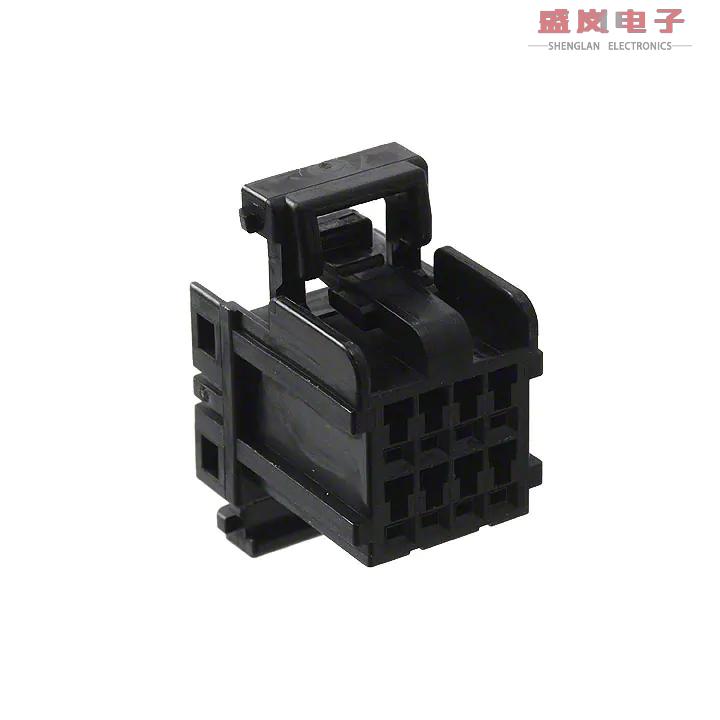 原装正品174044-2[CONN PLUG HSNG 8POS DUAL BLACK]