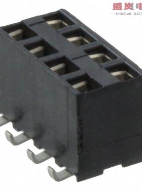 原装正品969973-4[CONN RCPT 8POS 0.1 GOLD SMD]